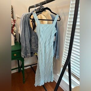 Vintage Light Blue Betsey Johnson Dress